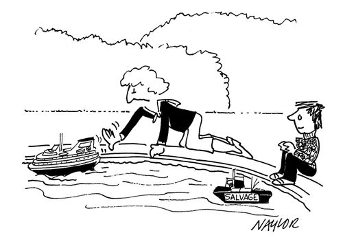 Upper class child with toy cruise ship.