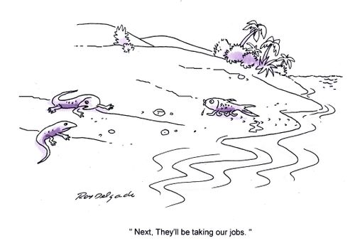 'Next, they'll be taking our jobs.'
