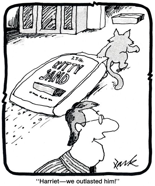 'Harriet - We outlasted him!'
