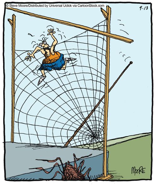 Spiderweb on the High Jump