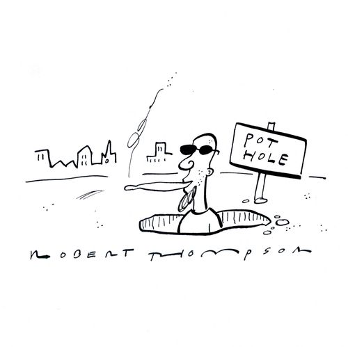 Pot hole.