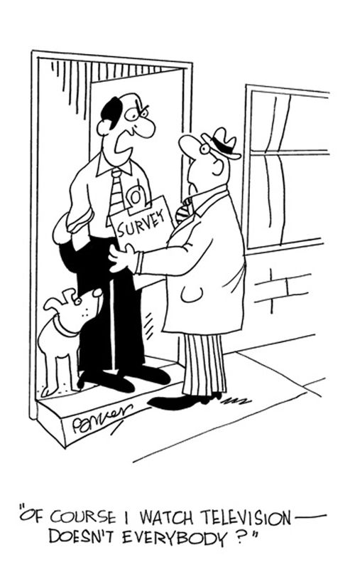 'Of course I watch television-doesn't everyone?'