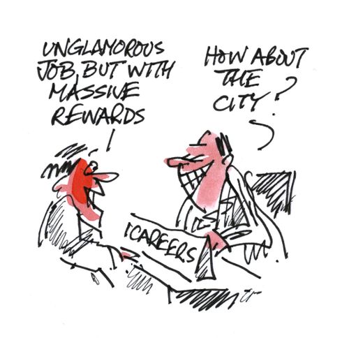 Unglamourous job, but with massive rewards.  How about the city?