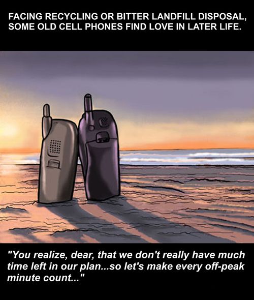 Old Cell Phones.