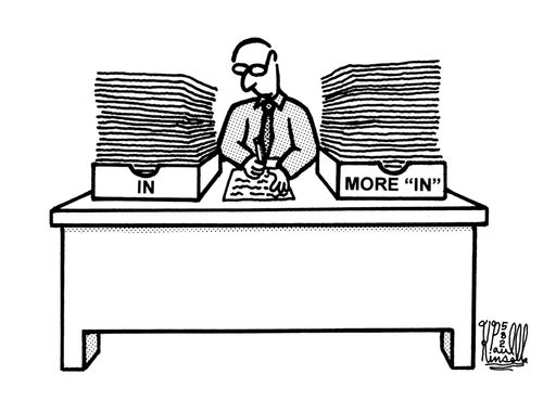 IN, More IN (man working at desk)