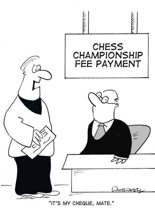 'It's my cheque, mate.'