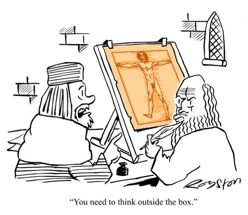 'You need to think outside the box.'