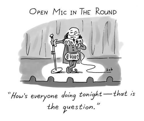 'How's everyone doing tonight - that is the question.'