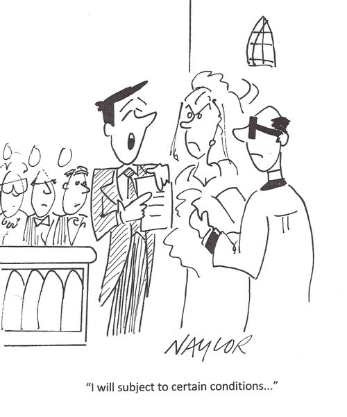 'I will subject to certain conditions...'