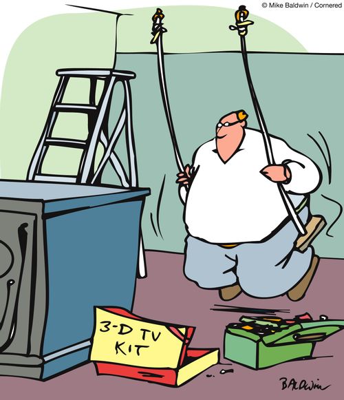 3-D TV kit.