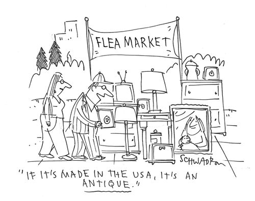 'If it's made in the USA, it's an antique.'
