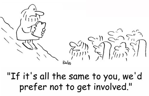 'If it's all the same to you, we'd prefer not to get involved.'