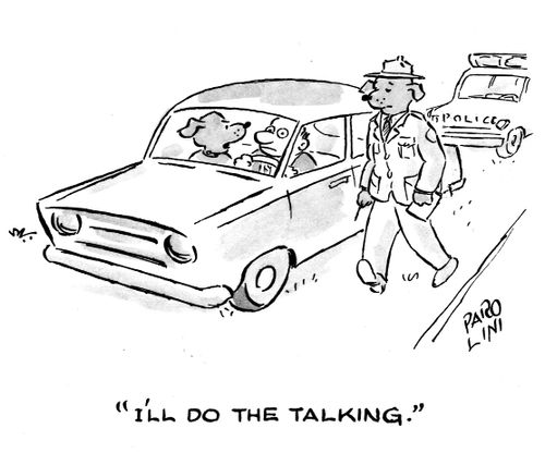 'I'll do the talking.'