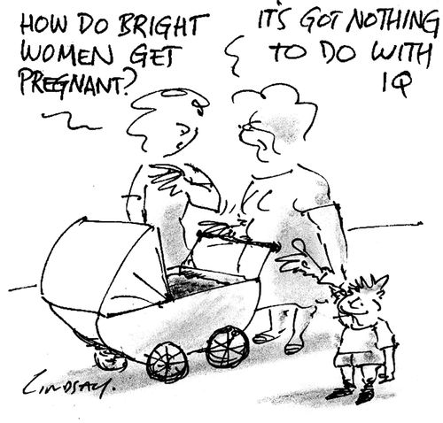 'How do bright women get pregnant?'