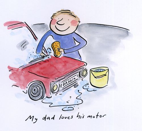 My dad loves his motor.