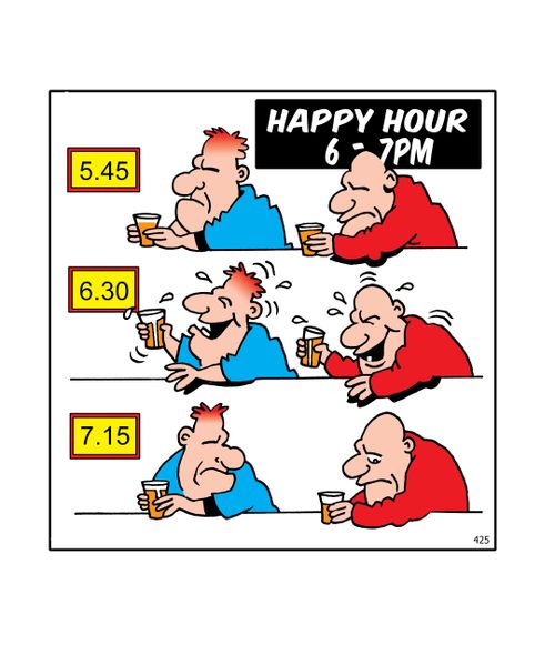 Happy hour.