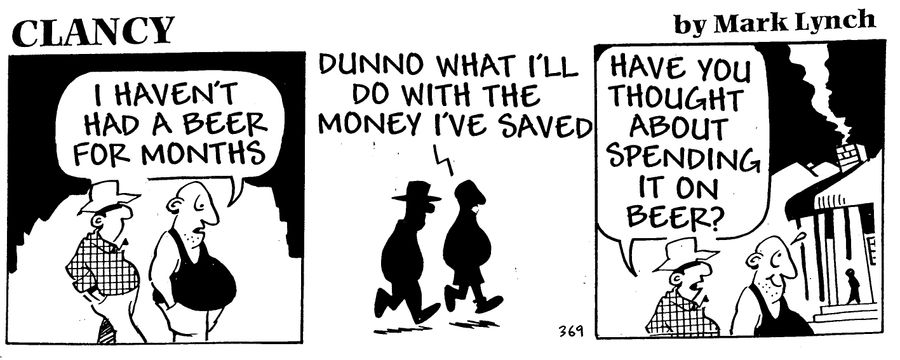 Clancy Strip: Money and Beer