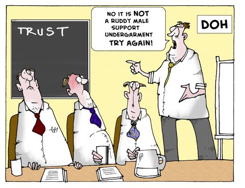'No it is not a ruddy male support undergarment try again.'