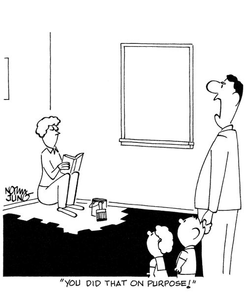 'You did that on purpose!'