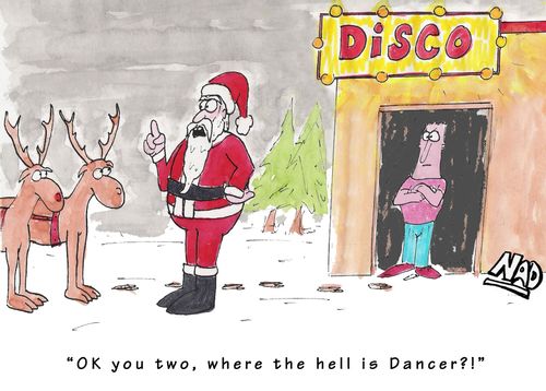 'Ok you two, where the hell is Dancer?!'