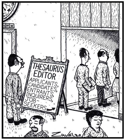 Thesaurus Editors Applicants,Candidates,Entrants,Inquirers,Job-seekers.
