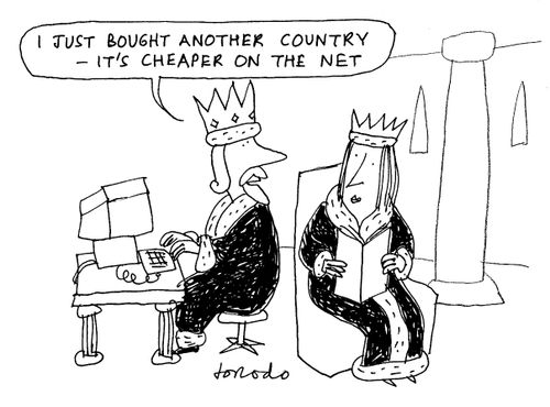 "I just bought another country - it's cheaper on the net."