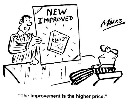 "The improvement is the higher price."