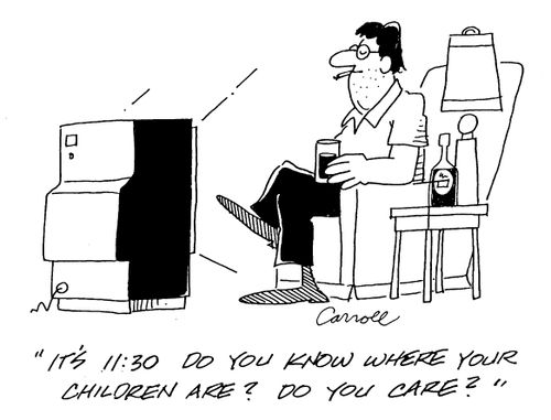 "It's 11.30pm Do you know where your children are? Do you care?"