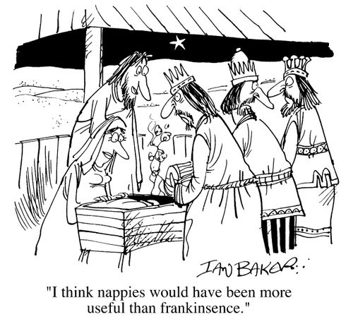 3 Kings - "I think nappies would have been more useful than Frakinsense."