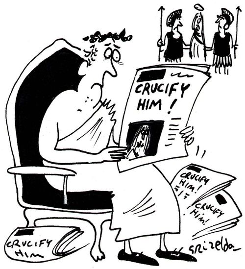 Jesus - Trial by media.