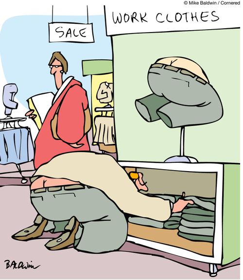 Work clothes.