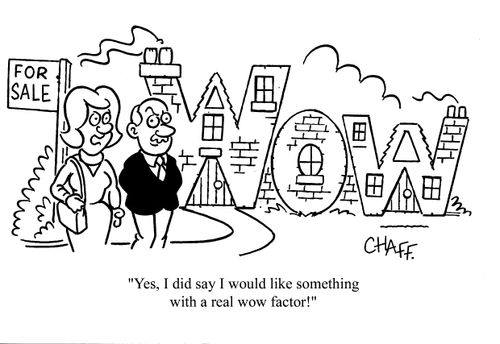 'Yes, I did say I would like something with a real wow factor.'