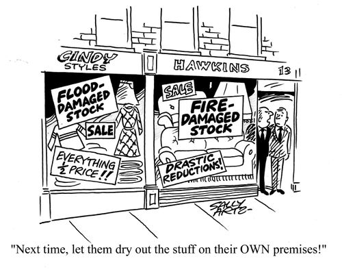 'Next time, let them dry out the stuff on their OWN premises!'
