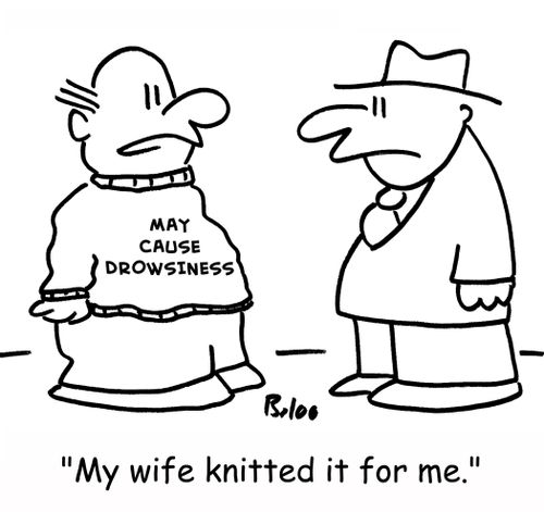 'My wife knitted it for me.'