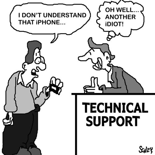 'I don't understand that iPhone...'