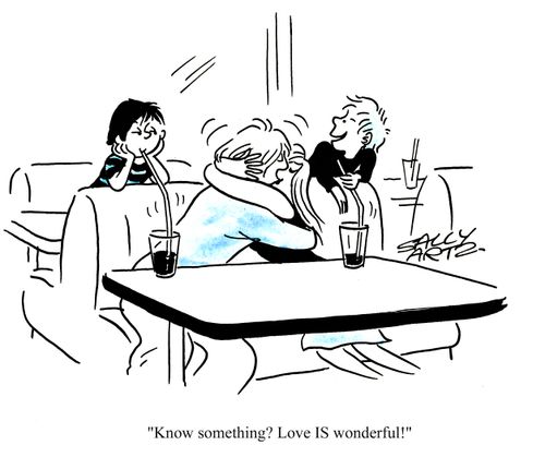 'Know something? Love IS wonderful!'
