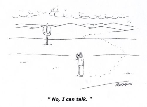 'No, I can talk.'