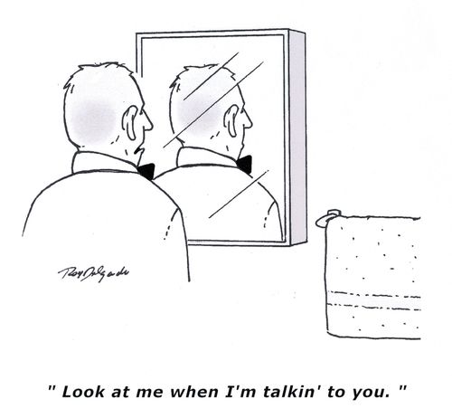 'Look at me when I'm talkin' to you.'