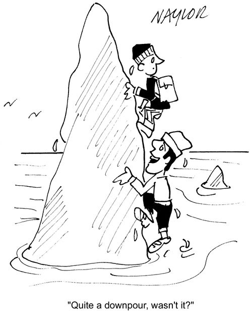 'Quite a downpour wasn't it?'