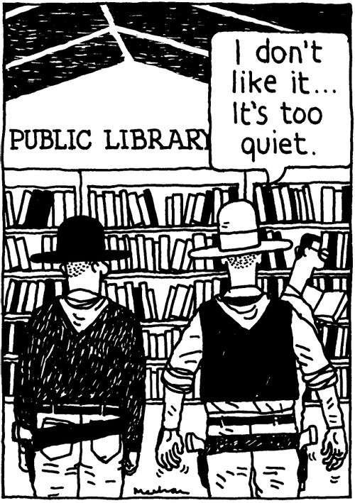 'I don't like it... It's too quiet.'