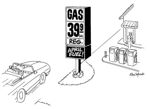 Gas 39.9 Gal Reg. April Fuel!