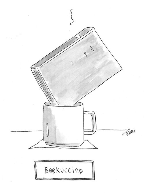 Bookuccino.  A melding of book and drink.