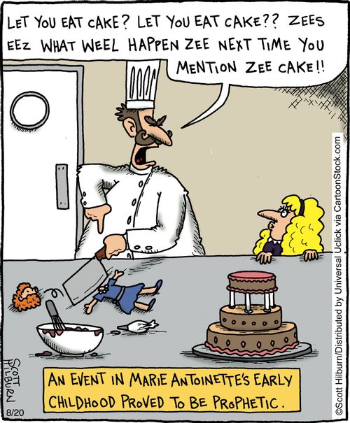 An event in Marie Antoinette's early childhood proved to be prophetic.