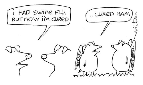 'I had swine flu but now I am cured.'