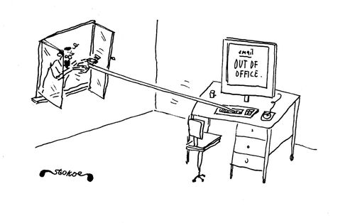 Out of office.