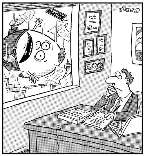 Businessman Humpty Dumpty has a great fall (from an office builiding)