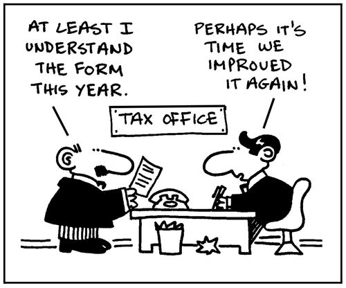 'At least I understand the form this year.' - 'Perhaps it's time we improved it again.'