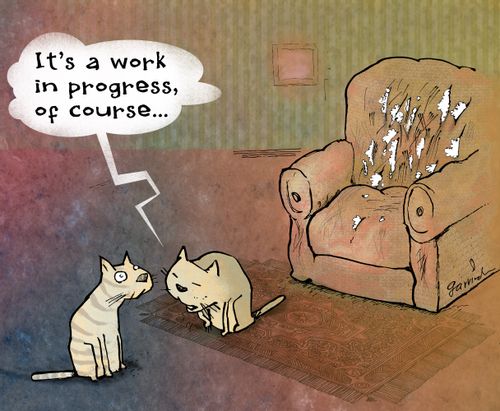 'It's a work in progress of course.'