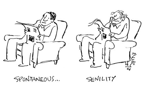 'Spontaneous...senility'