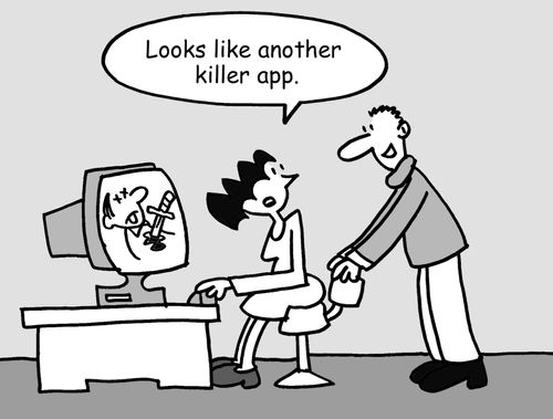 'Looks like another killer app.'